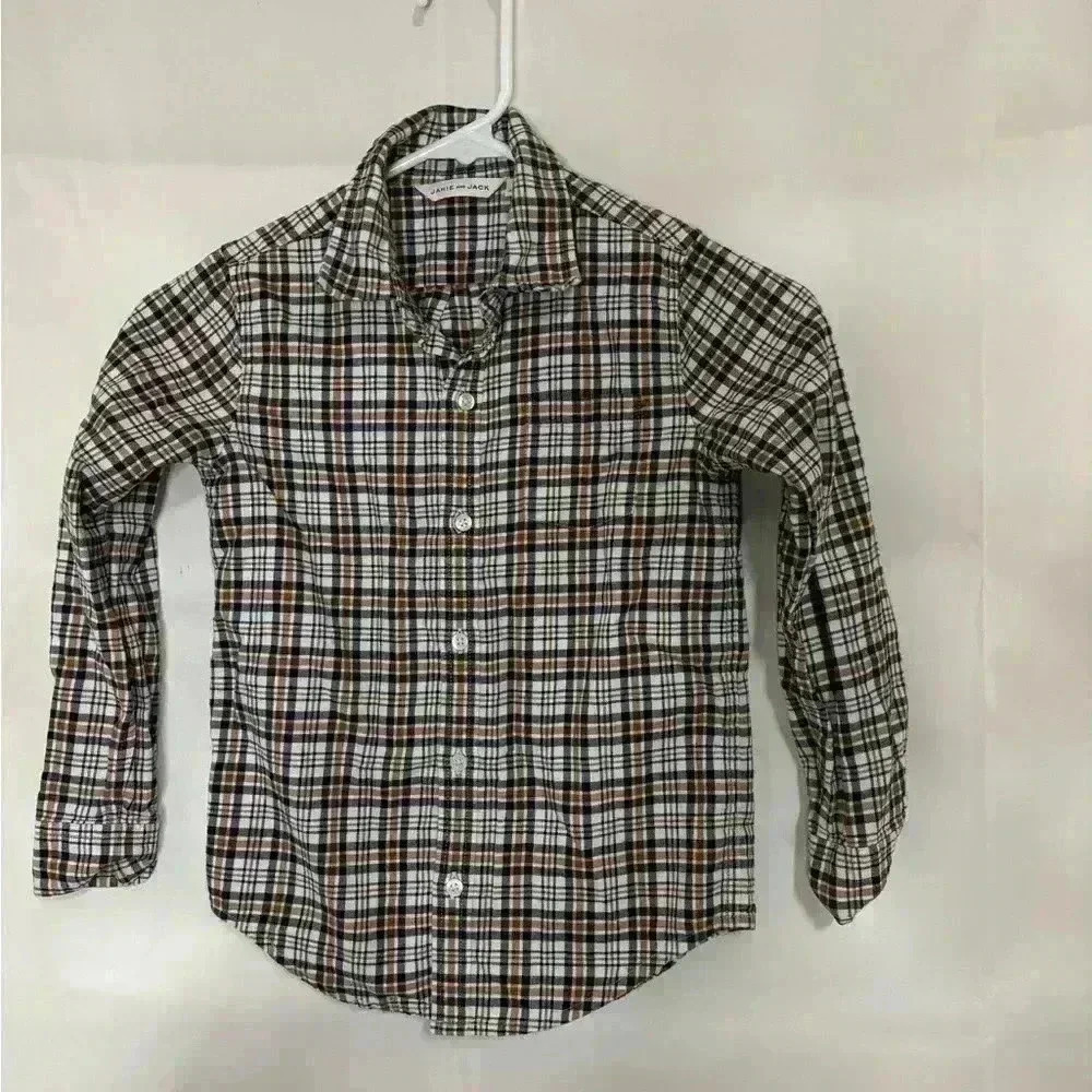 Boys size 6 Janie and Jack brand button up shirt, #C564